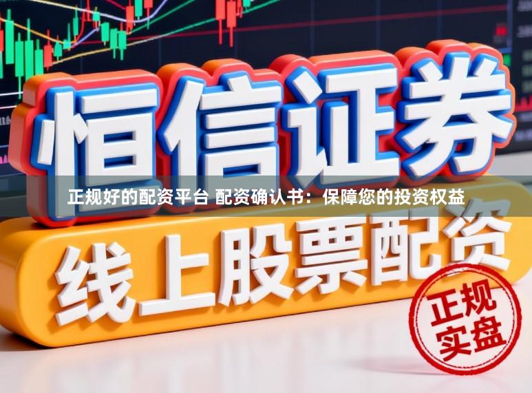 正规好的配资平台 配资确认书：保障您的投资权益