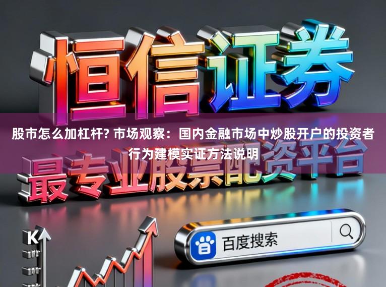 股市怎么加杠杆? 市场观察：国内金融市场中炒股开户的投资者行为建模实证方法说明