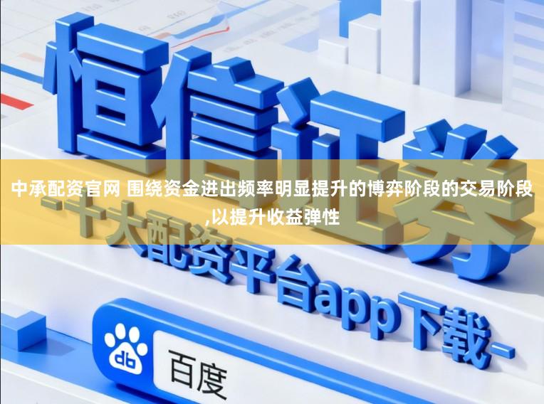 中承配资官网 围绕资金进出频率明显提升的博弈阶段的交易阶段,以提升收益弹性