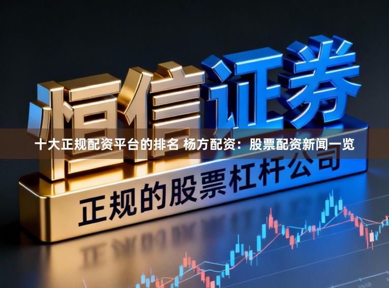 十大正规配资平台的排名 杨方配资：股票配资新闻一览